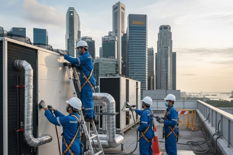 Commercial Aircon Services Singapore | Best Commercial Aircon Services in Singapore | HVAC Aircon Servicing | Commercial Aircon Service Package