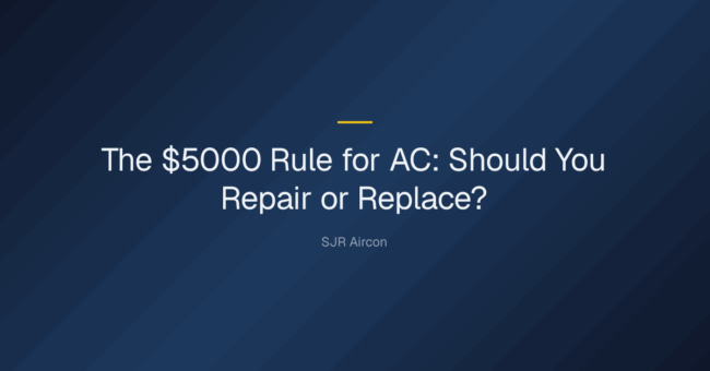 What is the $5000 rule for AC? — The $5000 Rule for AC: Should You Repair or Replace?