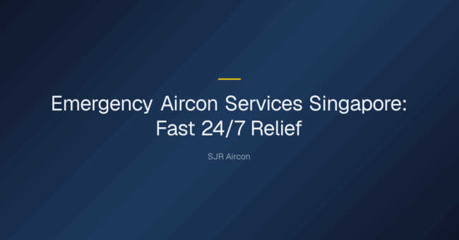 emergency aircon services — Emergency Aircon Services Singapore: Fast 24/7 Relief