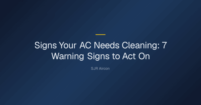 What are signs your AC needs cleaning? — Signs Your AC Needs Cleaning: 7 Warning Signs to Act On